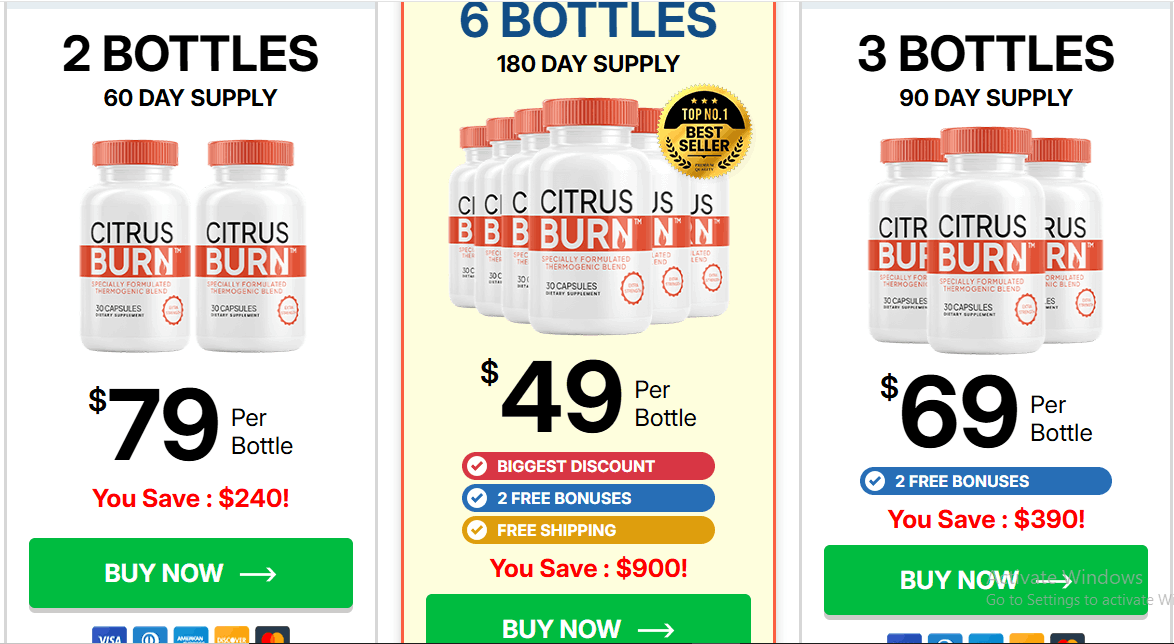 CitrusBurn Offer